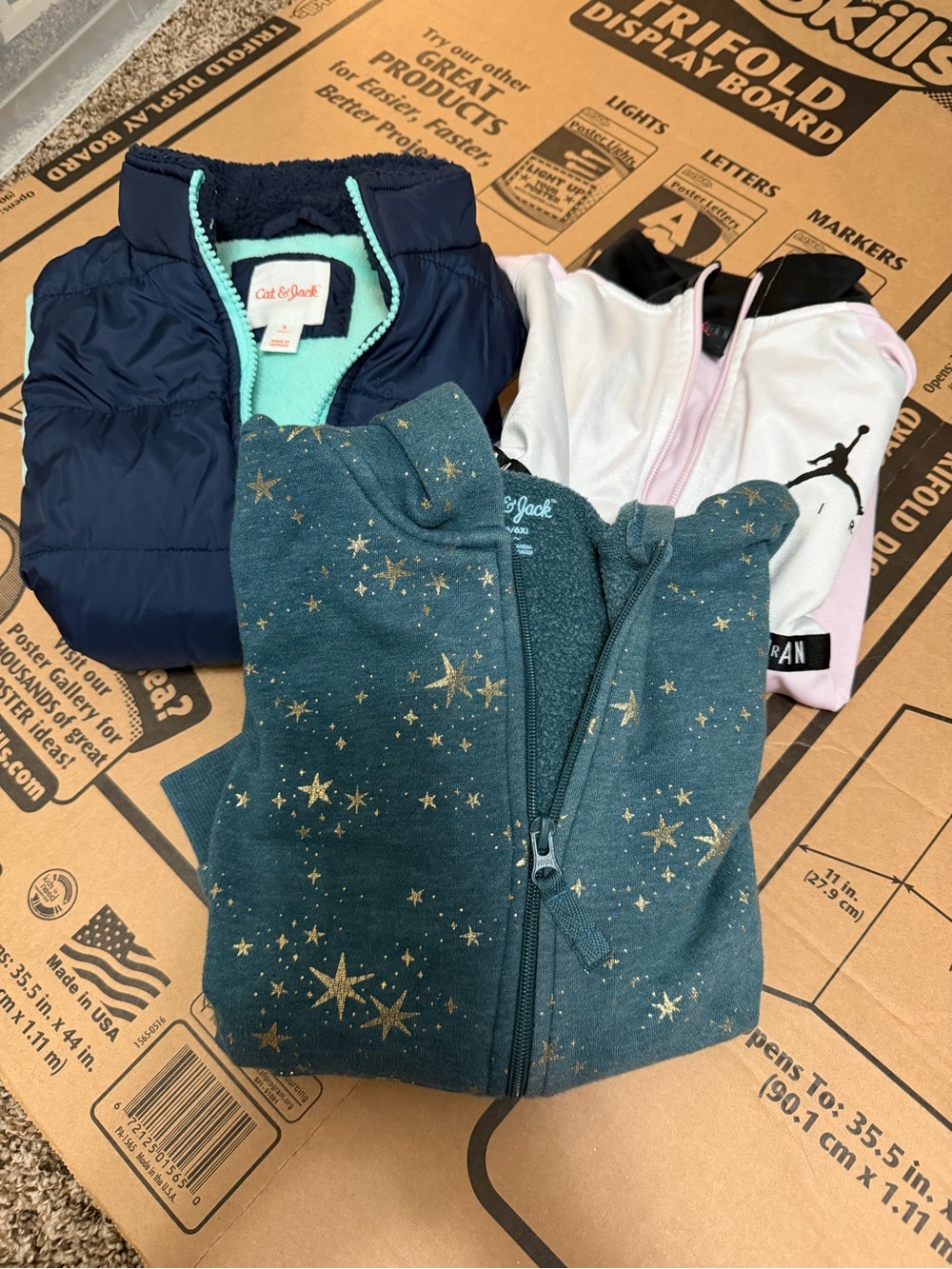 Set of girls jackets